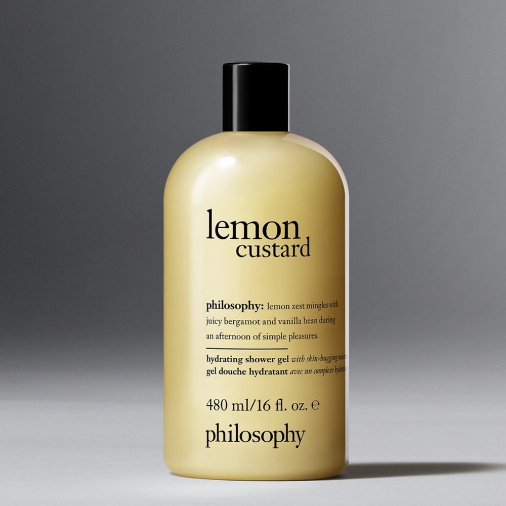 philosophy lemon custard hydrating shower gel 16oz New